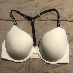 VS white racer back bra 34D